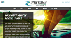 Desktop Screenshot of littlestreamrentals.com
