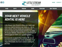 Tablet Screenshot of littlestreamrentals.com